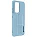 Cover Per Galaxy S21 Ultra Cavalletto Pieghevole Magnetico Azzurra - Foto miniatura 1