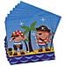 Tovaglioli Pirata 33 X 33 Cm Carta Blu 16 Pz - Foto miniatura 1