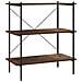 Scaffale con 3 Mensole Nero e Naturale 80x40x92 cm - Foto miniatura 2