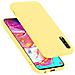 Custodia Compatibile Con Samsung Galaxy A70 / A70s In Liquid Giallo - Coperchio Protettivo In Silicone Tpu Flessibile - Foto miniatura 1