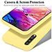Custodia Compatibile Con Samsung Galaxy A70 / A70s In Liquid Giallo - Coperchio Protettivo In Silicone Tpu Flessibile - Foto miniatura 4