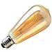 Lampadina Led Luce Calda 8w Filamento In Vetro Ambrato Vintage E27 8 W T64-oc - Foto miniatura 2