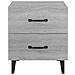 Comodino Grigio Sonoma 40x35x47,5 Cm - Foto miniatura 3
