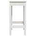Sgabelli da Bar 2 pz Bianchi 40x40x78 cm Legno Massello di Pino - Foto miniatura 4