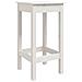 Sgabelli da Bar 2 pz Bianchi 40x40x78 cm Legno Massello di Pino - Foto miniatura 5