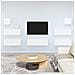 Set Di Mobili Porta Tv 7 Pz Bianco In Legno Multistrato - Foto miniatura 1