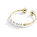 Anello Antistress Regolabile Con Perline Girevoli Gold S - Foto miniatura 4