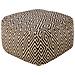 Pouf Manisa Lana Marrone 60 Cm 60 Cm 40 Cm - Foto miniatura 3