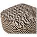 Pouf Manisa Lana Marrone 60 Cm 60 Cm 40 Cm - Foto miniatura 4