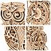 Puzzle 3d In Legno | Orologio A Gufo - Foto miniatura 4