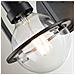 Applique Industrial Nordico Somerset Acciaio Nero 1 Luce E27 - Foto miniatura 3