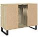 Mobile Da Bagno Rovere Sonoma 80x33x60 Cm In Legno Multistrato - Foto miniatura 9