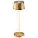 Lampada A Led Da Tavolo Olivia Pro Foglia Oro Ricaricabile E Dimmerabile - Foto miniatura 1