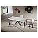 Consolle Allungabile 90x40/300 Cm Saki Premium Bianco Frassino Gambe Antracite - Foto miniatura 2