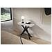 Consolle Allungabile 90x40/300 Cm Saki Premium Bianco Frassino Gambe Antracite - Foto miniatura 4
