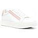 Cupsole Lace Up Trainers Sneakers Pelle Scarpe Donna Bianco Eu 37, Hw0hw01353 0lb - Foto miniatura 1