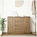 Credenza con Cassetti Rovere Artigianale 100,5x35x76 cm - Foto miniatura 7