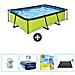 Piscina Fuori Terra - Rettangolo - 300x200x65 Cm - Groen - Include Accessori Coordinati Cb69 - Foto miniatura 1