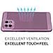Custodia Back Cover Shell Rigida Antiscivolo Traforata Per Samsung Galaxy A14 4g 5g Purple - Foto miniatura 2