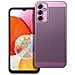 Custodia Back Cover Shell Rigida Antiscivolo Traforata Per Samsung Galaxy A14 4g 5g Purple - Foto miniatura 1