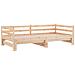 Lusso Casadino -  Divano Letto Estraibile In Legno Massello Di Pino 2x(90x200) Cm - Foto miniatura 2