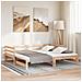 Lusso Casadino -  Divano Letto Estraibile In Legno Massello Di Pino 2x(90x200) Cm - Foto miniatura 3