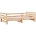 Lusso Casadino -  Divano Letto Estraibile In Legno Massello Di Pino 2x(90x200) Cm - Foto miniatura 7
