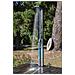 Doccia Solare In Alluminio Premium / Con Spruzzatore E Rubinetto Lavapiedi / 38 L - Foto miniatura 1