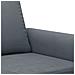 Set di Divani 4 pz con Cuscini Grigio Scuro in Velluto - Foto miniatura 7