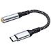 Adattatore Da Type-c A 3.5mm Con Dac Per Audio Di Alta Qualità E Chiamate Grey - Foto miniatura 1