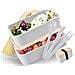 Lunch Box Porta Pranzo Per Adulti 1200 Ml Grigio - Foto miniatura 1