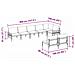 Set Divano da Giardino 8 pcs Antracite Acciaio - Foto miniatura 9