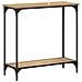 Tavolo consolle rovere artigianale 75 x 30.5 x 75 cm - Foto miniatura 6