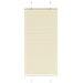 Tenda Plissettata Crema 55x150 cm Larghezza Tessuto 54,4 cm - Foto miniatura 1