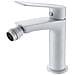 Imex Miscelatore Bidet Monocomando In Ottone Bianco Opaco Con Cartuccia Ceramica Ø25mm E Tubi Flessibili 3-8 Serie Luxor Imex-bdx023-2bl - Foto miniatura 1