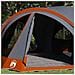 Tenda Familiare con tetto Grigio e arancione 460 x 430 x 214 cm - Foto miniatura 3
