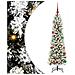 Albero di Natale artificiale con 150 LED Bianco 150 cm - Foto miniatura 1