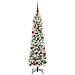 Albero di Natale artificiale con 150 LED Bianco 150 cm - Foto miniatura 3