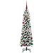 Albero di Natale artificiale con 150 LED Bianco 150 cm - Foto miniatura 6