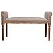 Panca In Legno Imbottita Marrone 108x41x46/59 - Foto miniatura 4