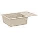 Lavello Beige 780 x 500 mm 80% Quarzo e 20% Resina - Foto miniatura 1