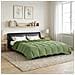 Duvet Invernale Trapuntato Verde 200 x 240 cm Microfibra - Foto miniatura 4