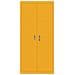 Armadio Giallo senape 90 x 40 x 200 cm Acciaio - Foto miniatura 6