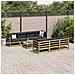 Set Divani da Giardino 8 pz in Legno Impregnato di Pino - Foto miniatura 3