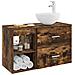Set di mobili per il bagno 2 pcs Rovere Fumo - Foto miniatura 4