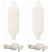 Fendini per barche 2 pz Ø 16 x 58 cm Bianco PVC - Foto miniatura 1