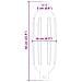 Fendini per barche 2 pz Ø 16 x 58 cm Bianco PVC - Foto miniatura 7