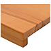 Tappeti per scale 16 pz 110 x 25 x 2 cm Marrone Chiaro - Foto miniatura 5