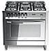 Cucina Elettrica PLG96GVT / C Fuochi a Gas Forno Gas Ventilato Dimensione 90 x 60 cm Colore Inox - Foto miniatura 5