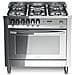 Cucina Elettrica PLG96GVT / C Fuochi a Gas Forno Gas Ventilato Dimensione 90 x 60 cm Colore Inox - Foto miniatura 4